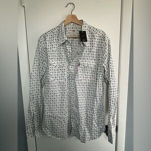 Authentic Levi’s Men's Large Standard Western Pearl Snaps New w/ Tags